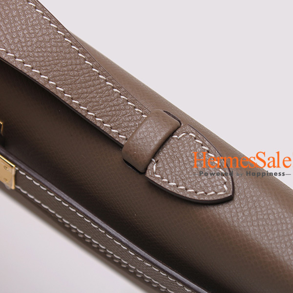 Hermes Kelly Cut in Etoupe Original Epsom and GHD 